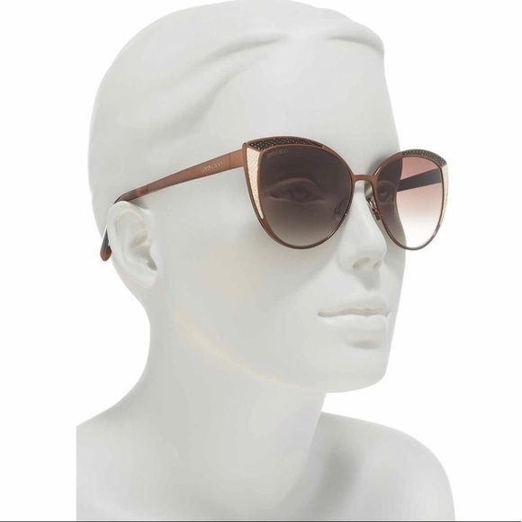 Jimmy Choo Domi 56mm Cat Eye Sunglasses - Picture 8 of 8